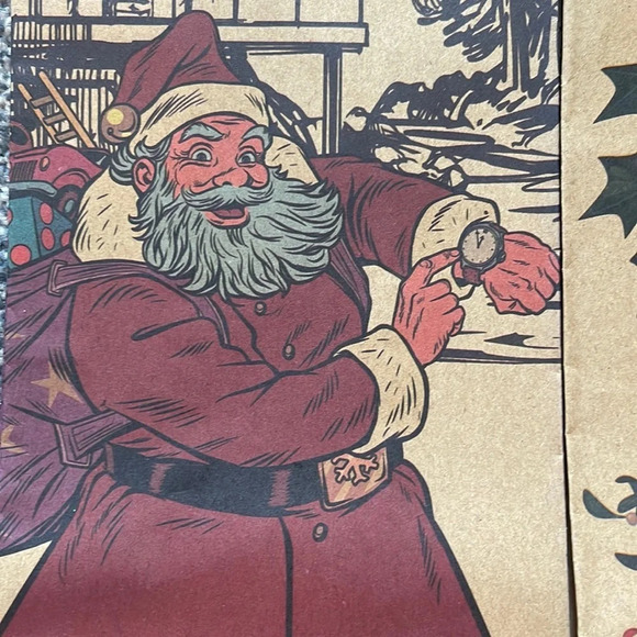 NIB! Set of 12 Christmas Santa wine bags - Picture 5 of 5